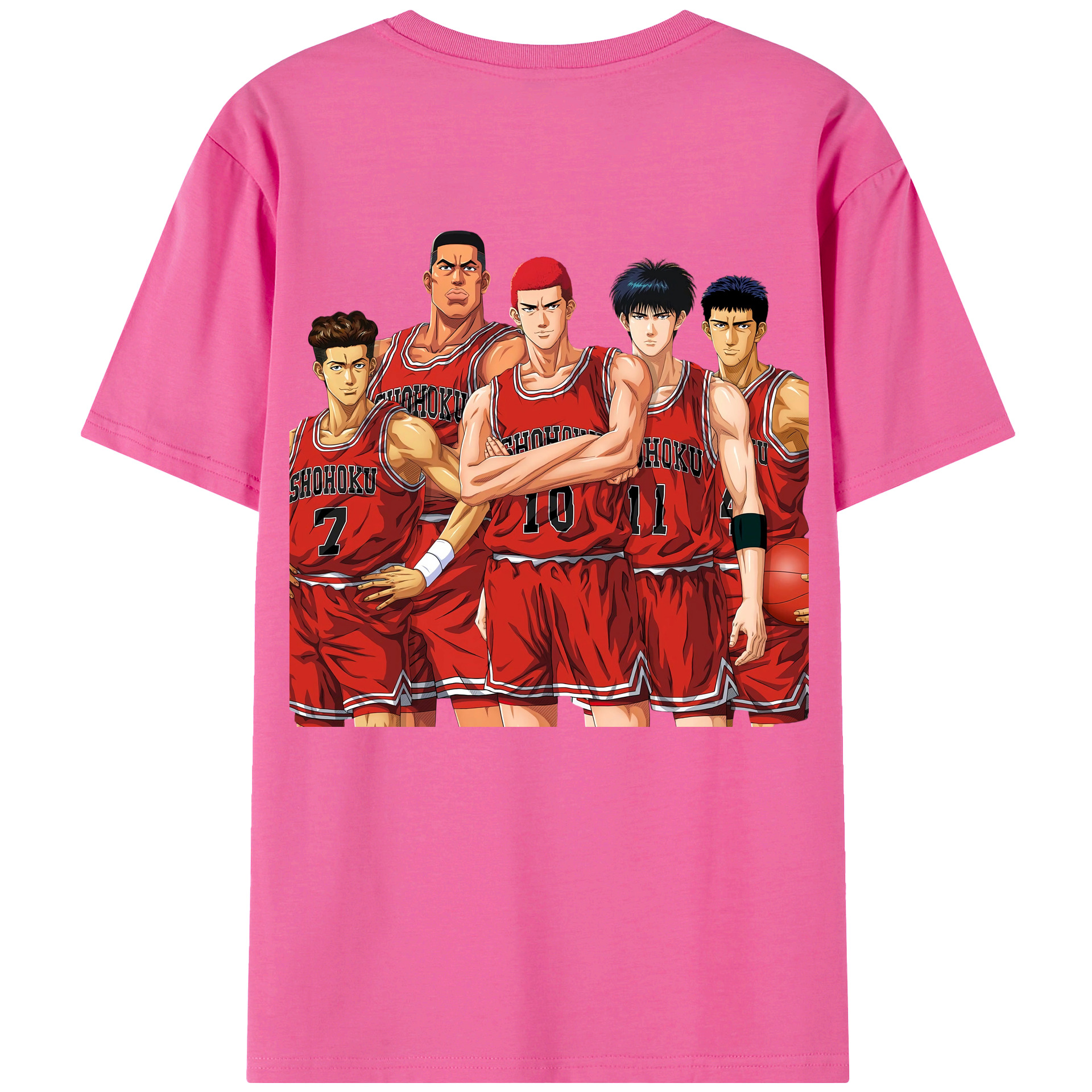 SLAM DUNK／スラムダンク レディース半袖Tシャツ(バックプリント)